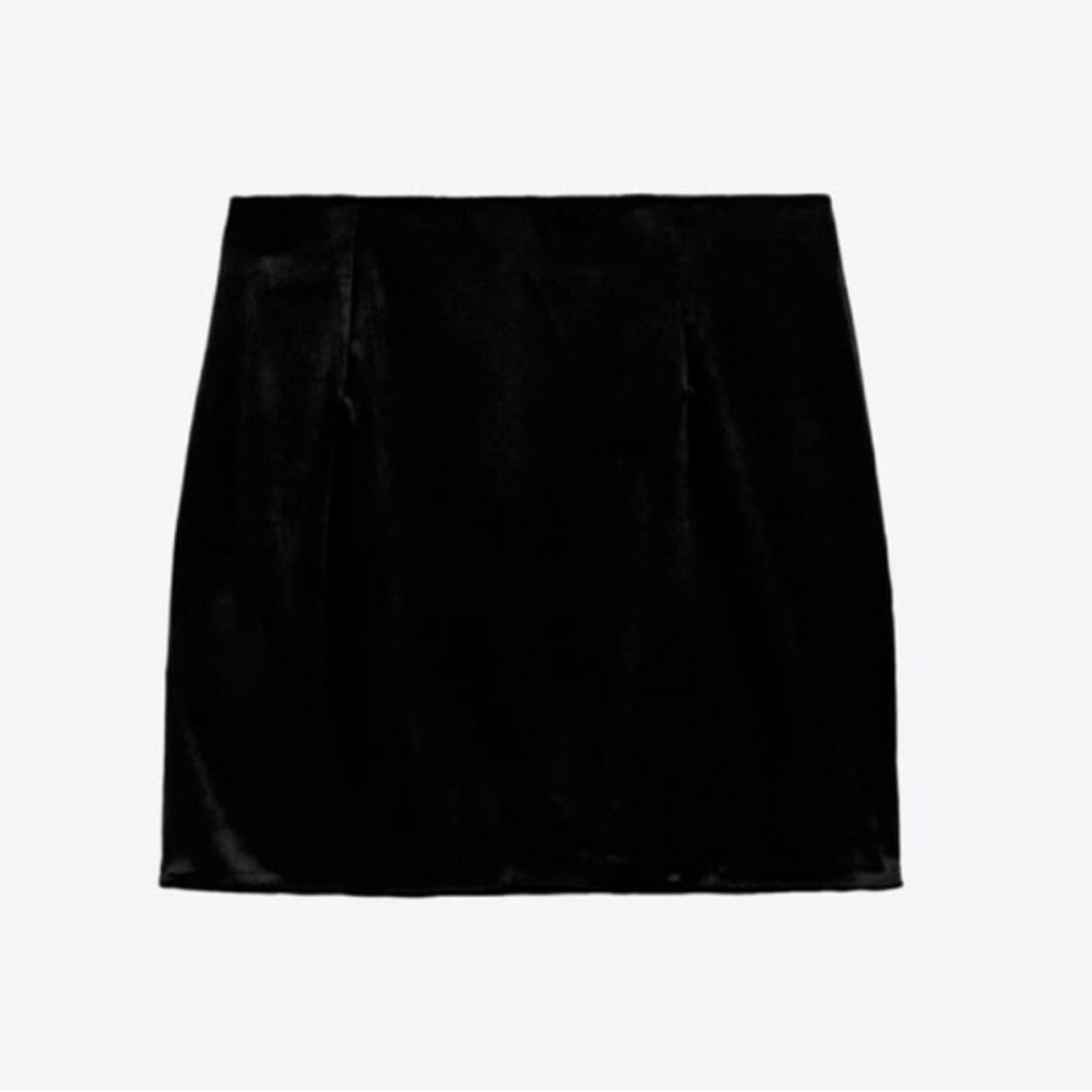 Zara Black Pencil Mini Skirt Work